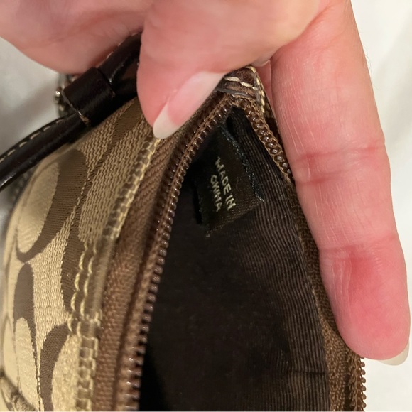 Coach Signature Wristlet - Picture 7 of 8